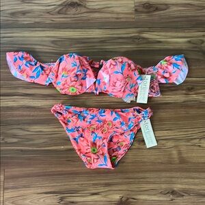 Tori Praver off the shoulder bikini